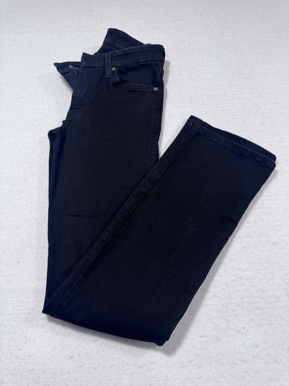7 For All Mankind Black Denim Jeans Women’s Size 27